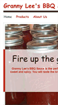 Mobile Screenshot of grannyleesbbqsauce.com